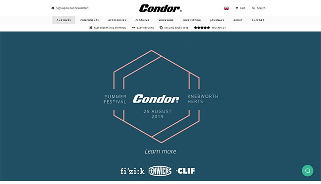 shopify store - condor