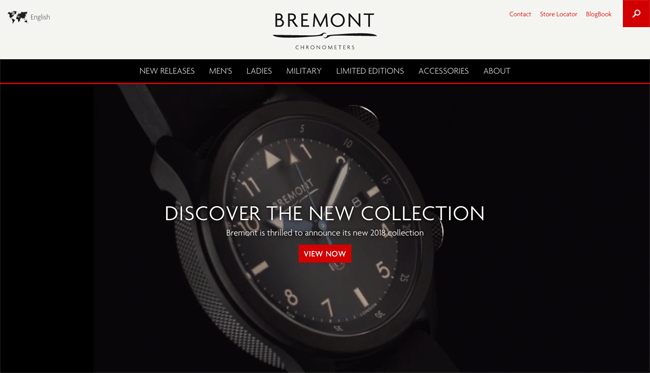 best shopify stores - bremont