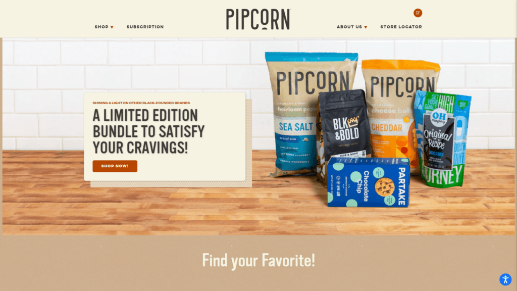 Pipcorn best shopify stores